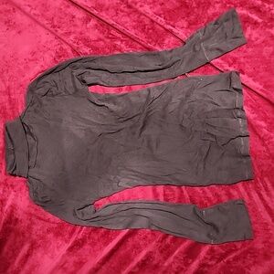 Turtleneck brown sweater lightweight